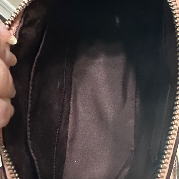 Coach Mini Sierra Metallic Rose Satchel/Crossbody Bag - Picture 12 of 12
